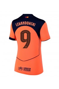 Barcelona Robert Lewandowski #9 Jalkapallovaatteet Naisten Kolmaspaita 2025-26 Lyhythihainen
